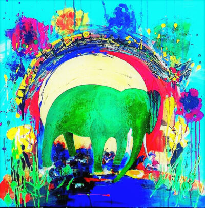 Elefant- popart
